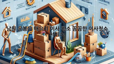 남원 운봉읍 매요리 이사 청소: 꼼꼼한 이사청소 서비스
